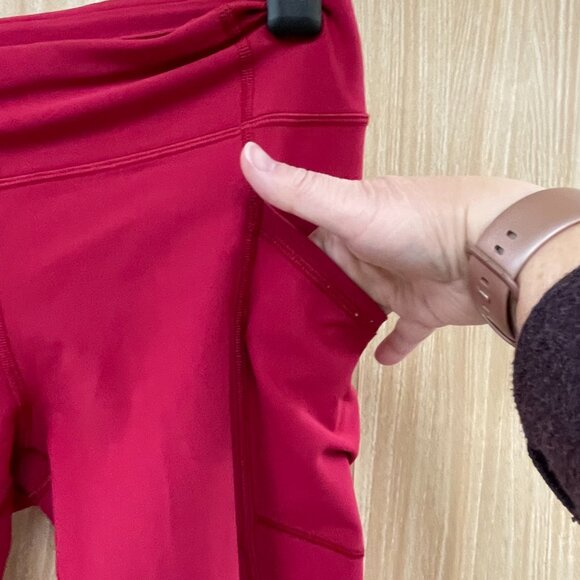 Lululemon Pink Tight Stuff Tights Size 10 - Picture 5 of 8